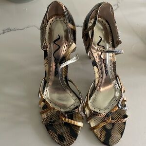 Snake skin heels